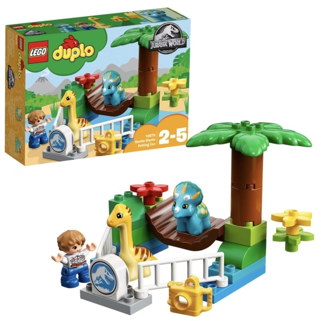 LEGO Duplo 10879 jurassic world gentle giants petting zoo (PRELOVED, good condititon) Complete with 