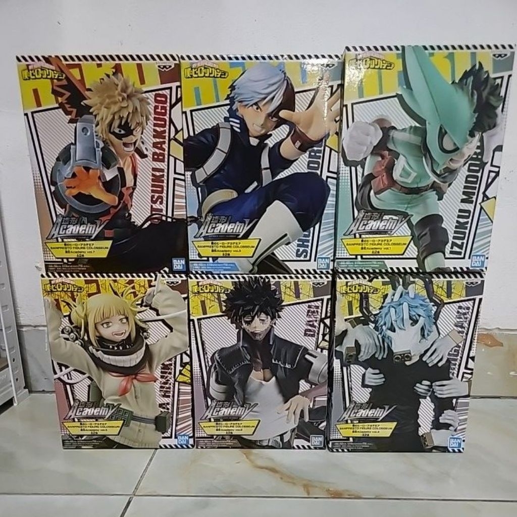 Banpresto Figure colosseum Boku no hero / my hero academia katsuki bakugo, shoto todoroki, midoriya 