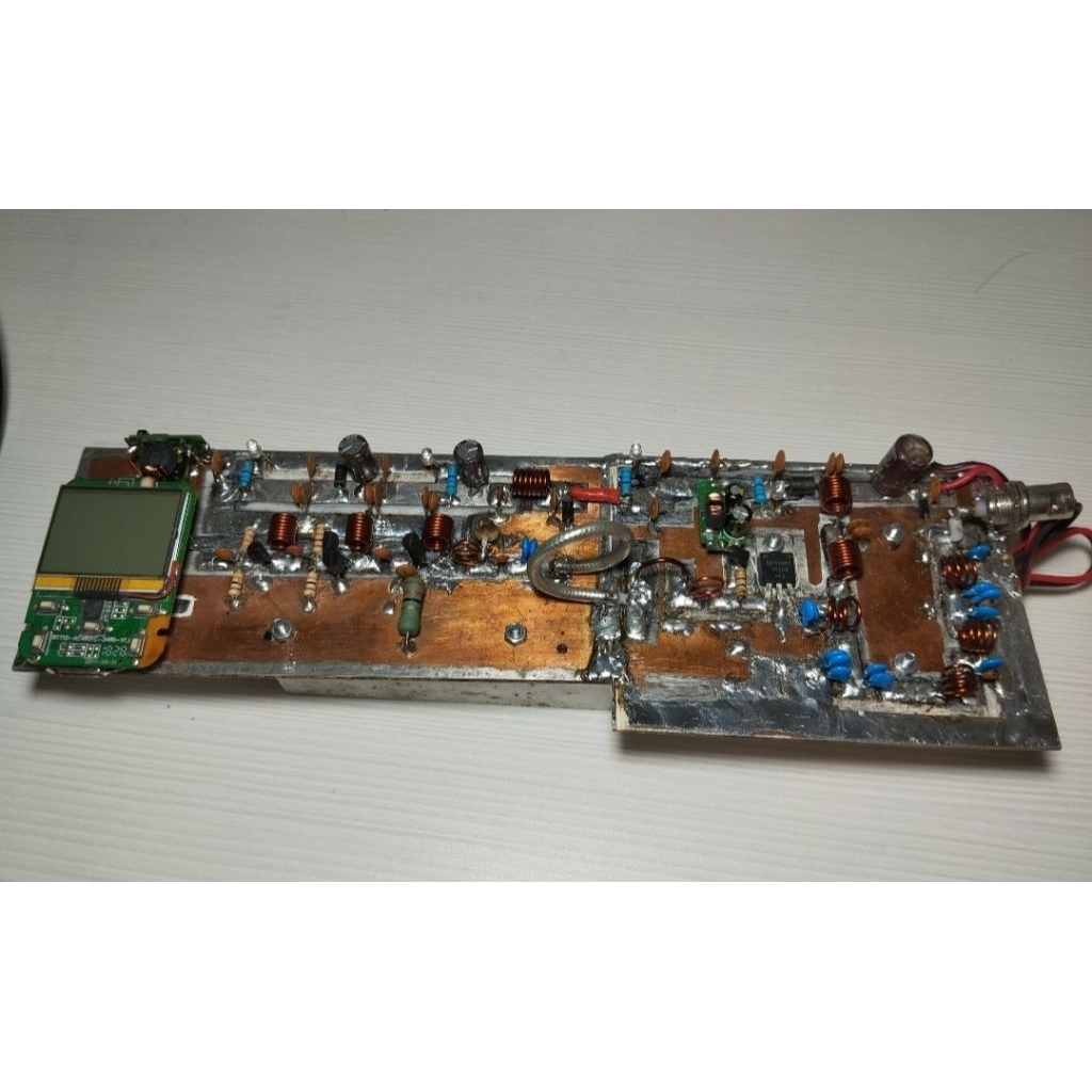KIT PEMANCAR FM PLL 10 WAT SETEREO SIAP MAMCAR FREQ 88-108 MHZ FAINEL MOSFET RD-15 ORIGINAL