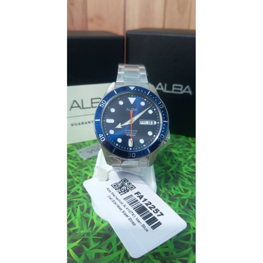 ALBA Jam Tangan Pria Automatic AL4167X1 Blue