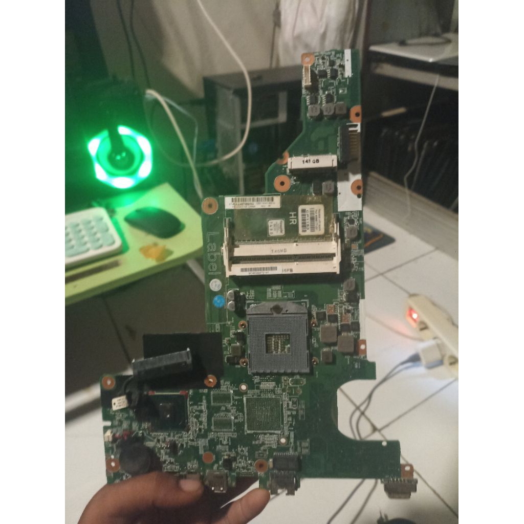 motherboard Laptop compaq cq43 hidup No display