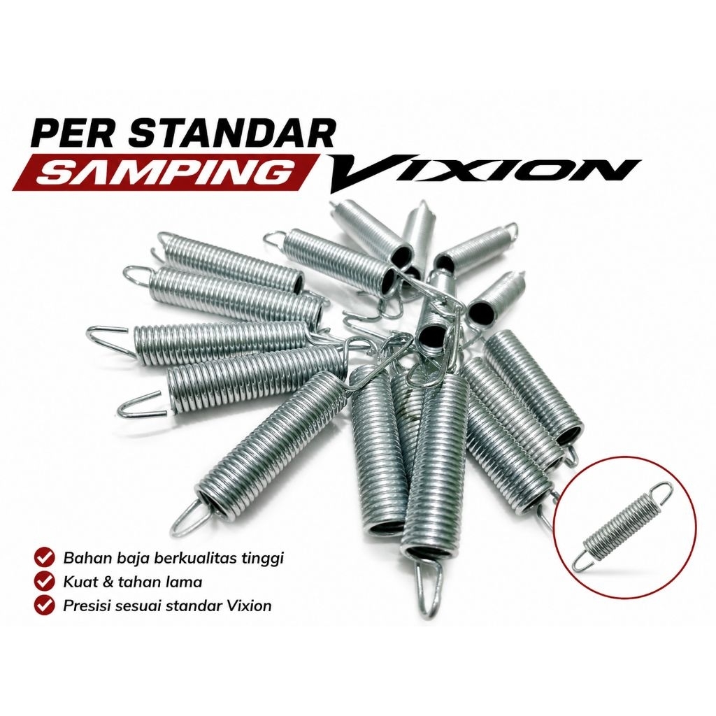 Paket 10 Pcs Per Standar Samping | Pegas Standar Motor Yamaha Vixion| Per Pegas Standar Samping Vixi