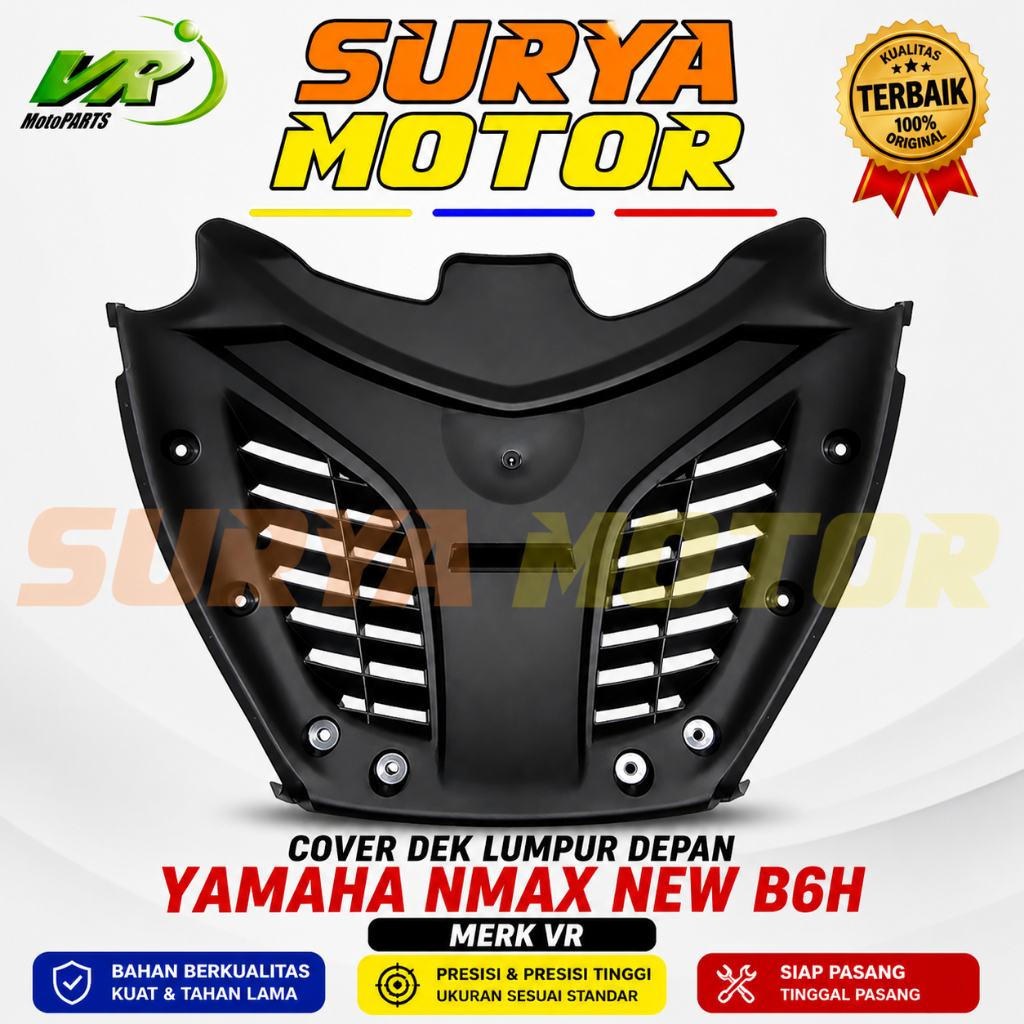 DEK LUMPUR COVER KISI DEPAN YAMHA NMAX NEW 2021 -2024 MERK VR KUALITAS TERBAIK