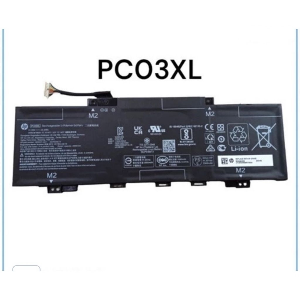 Baterai Battery HP Pavilion X360, 14m, 14-dy, 14-dw, 15-er PC03XL