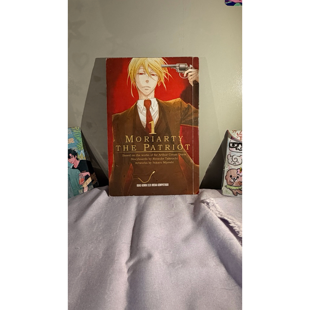 [PRELOVED] KOLPRI KOMIK SERI : MORIARTY THE PATRIOT VOL 1,2,3,4,6,7,14,15,16,17