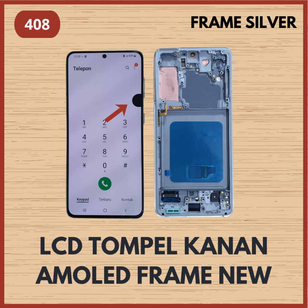 LCD FRAME SAMSUNG S21 5G SM-G991 ORIGINAL COPOTAN