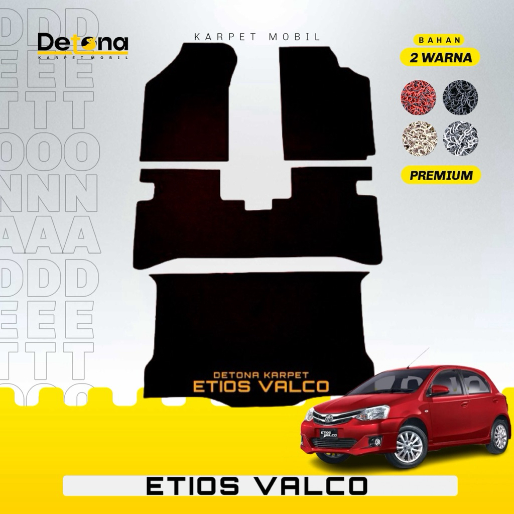 Karpet Mobil Mie PREMIUM Toyota ETIOS VALCO / Karpet Mie PREMIUM Toyota ETIOS VALCO