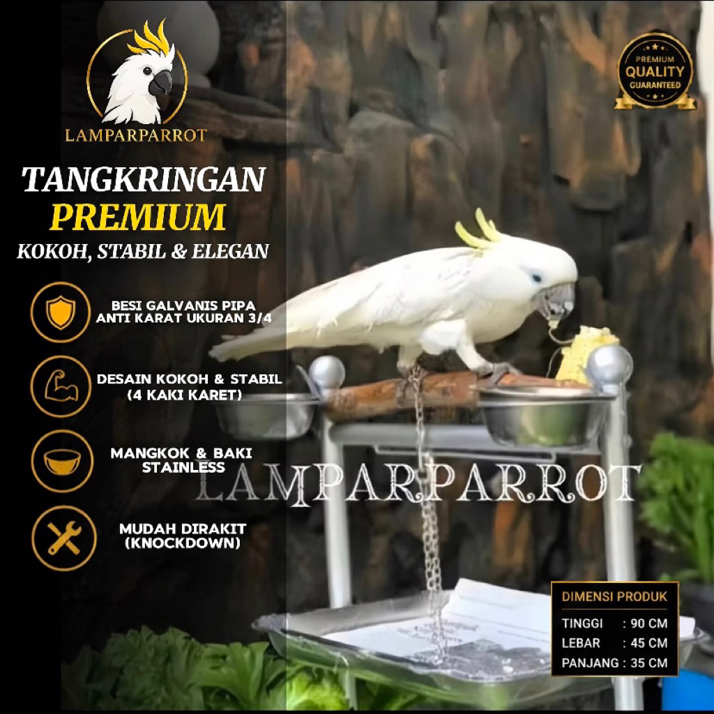 Tangkringan Pangkringan Burung Kakatua, Bayan, Nuri