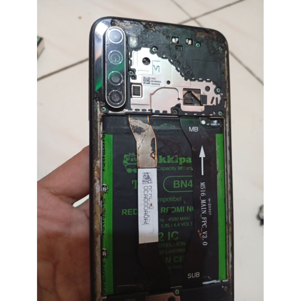 HP REDMI NOTE 8 BAHAN/MINUS