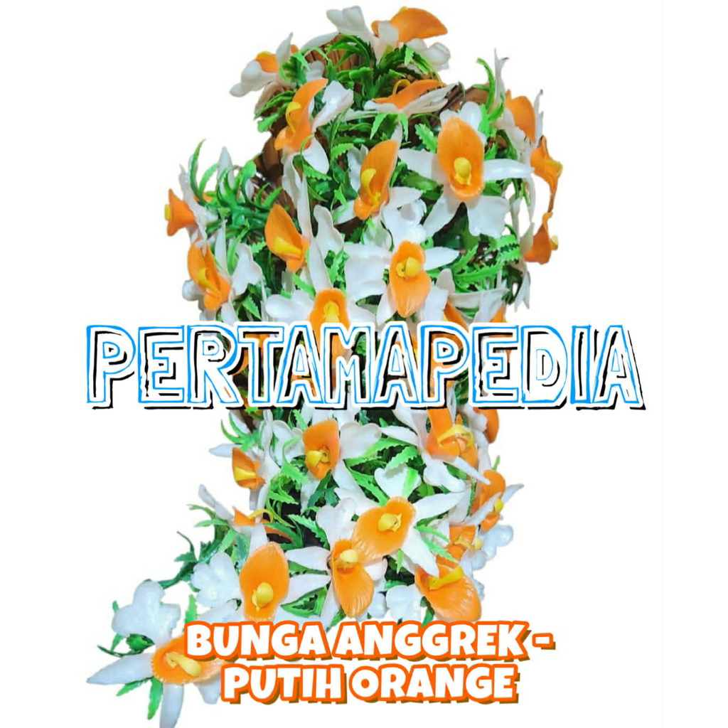C5 JUNTAI BUNGA ANGGREK (TANPA BREKET)/ Juntai Bunga Plastik/ Juntai Bunga Hiasan/ Juntai Bunga Arti