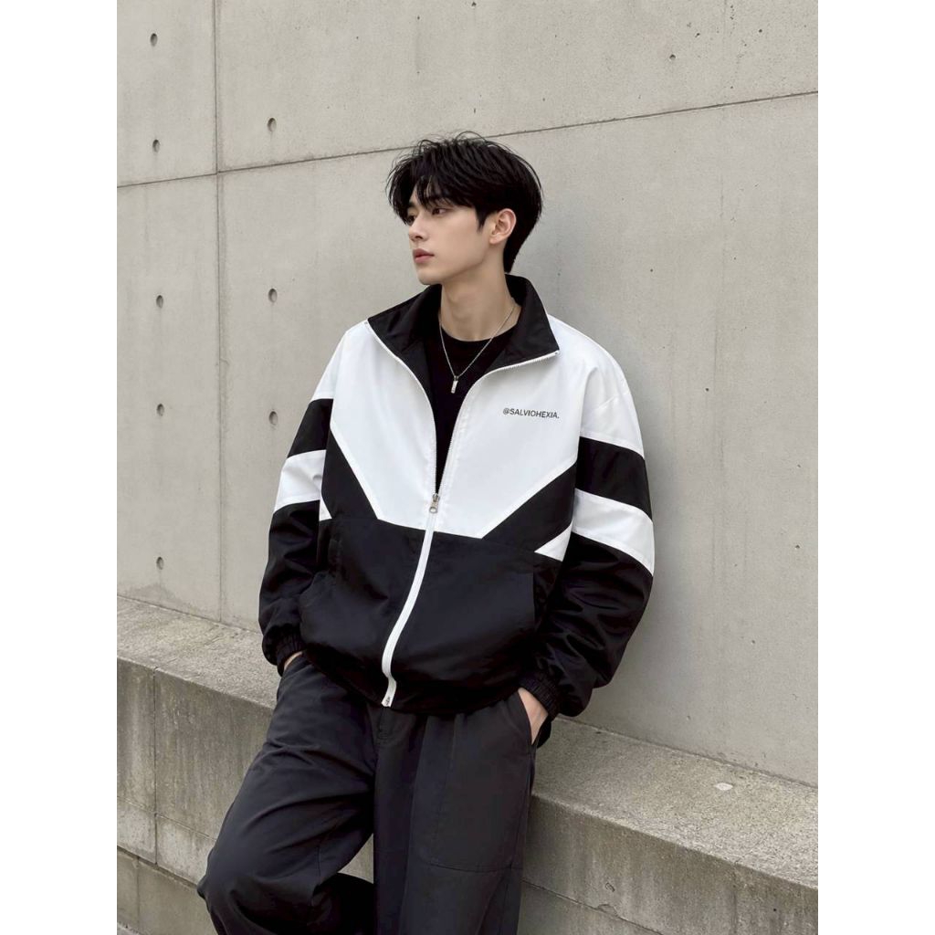 JAKET VINTAGE SALVIOHEXIA - JAKET TRACKTOP PRIA WATERPROOF