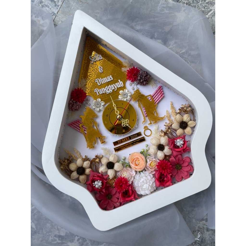 Mahar Wayang frame wayang mahar pernikahan custome