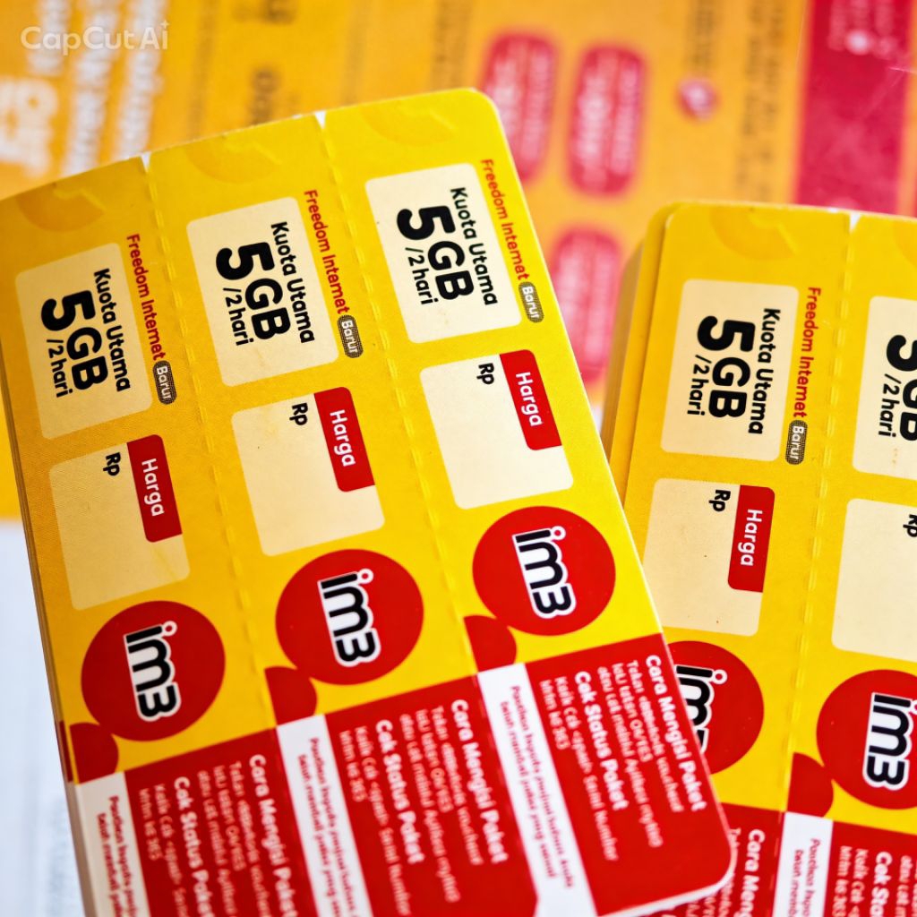Voucher Ori Indosat FI 5GB 2HARI ( TOTAL KUOTA 6GB)