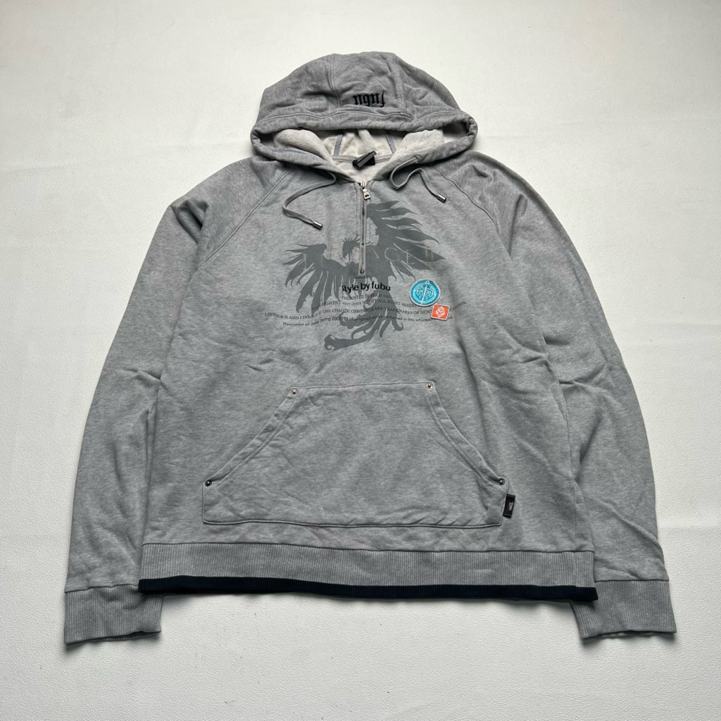 halfzip hoodie fubu sz XL original kode A17