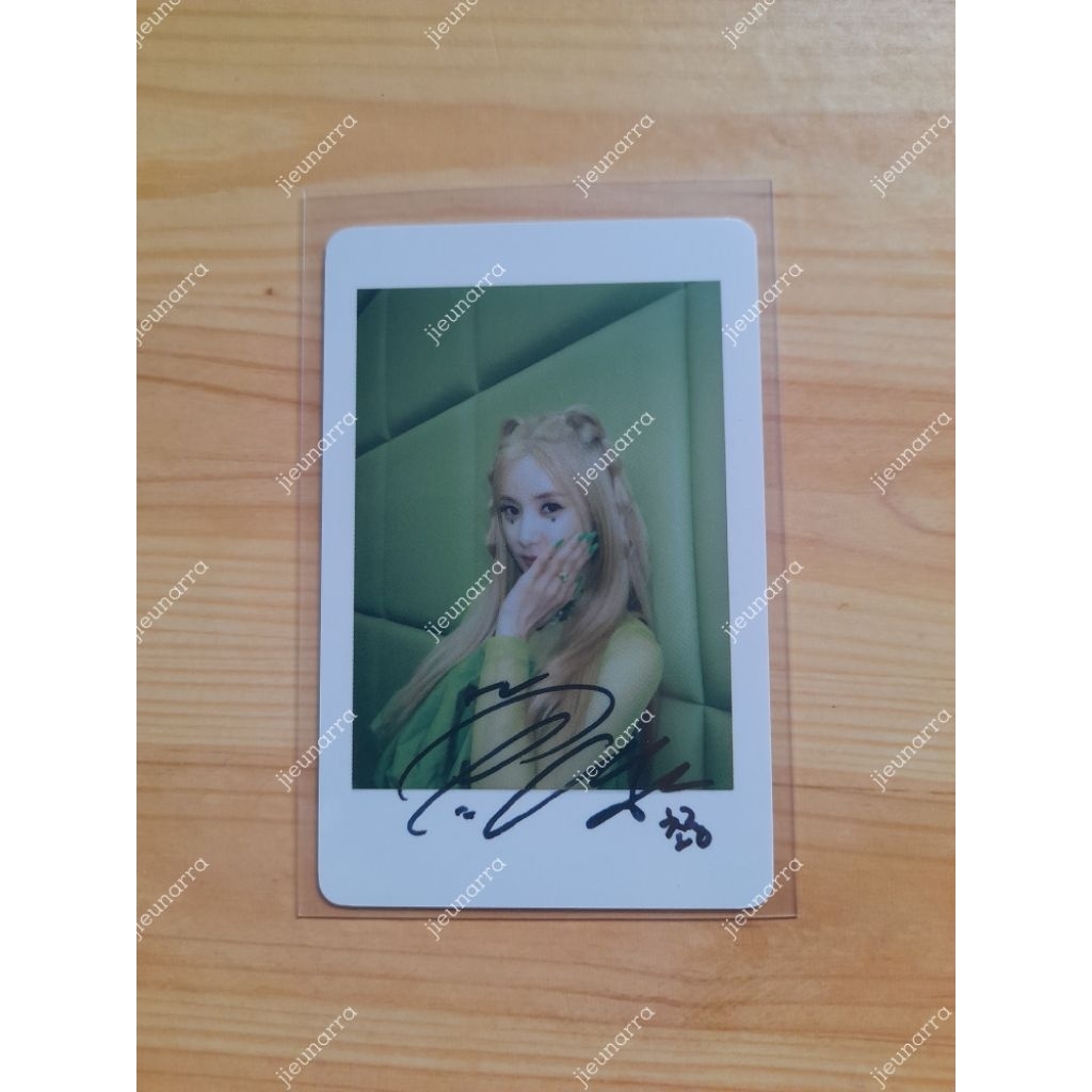 Park Chorong Apink Official Photocard - PC Polaroid Withmuu Lucky Draw ChoBom Copycat
