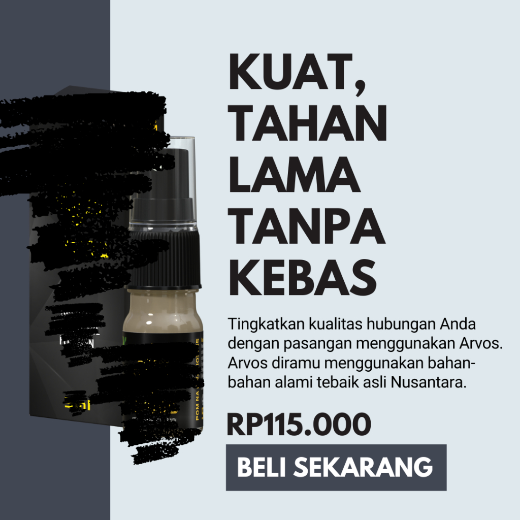 Minyak Pijat Arvos 5 ml - Spray, Aroma Segar, Membantu Meningkatkan DayaTahan