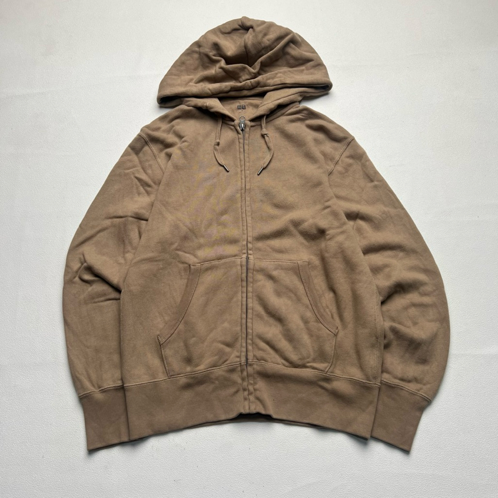 zip hoodie uniqlo sz L original kode A196