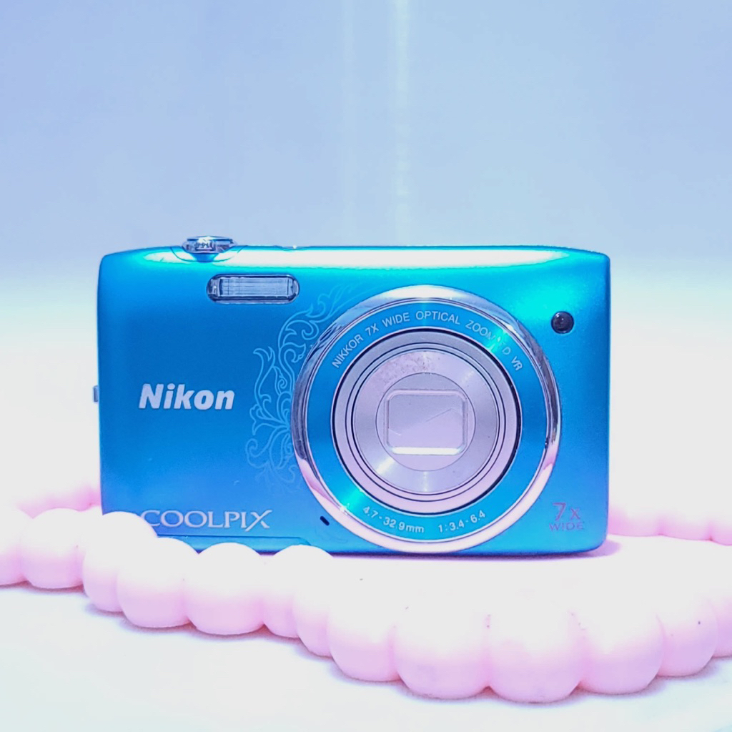 Nikon Coolpix S3500 Camera Digital Digicam Camdig Pocket Saku Jadul