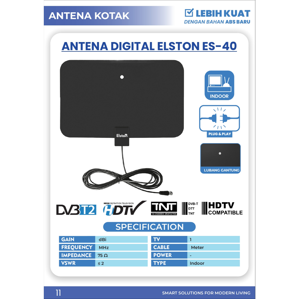 FINITO Antena Digital Indoor Elston ES-40