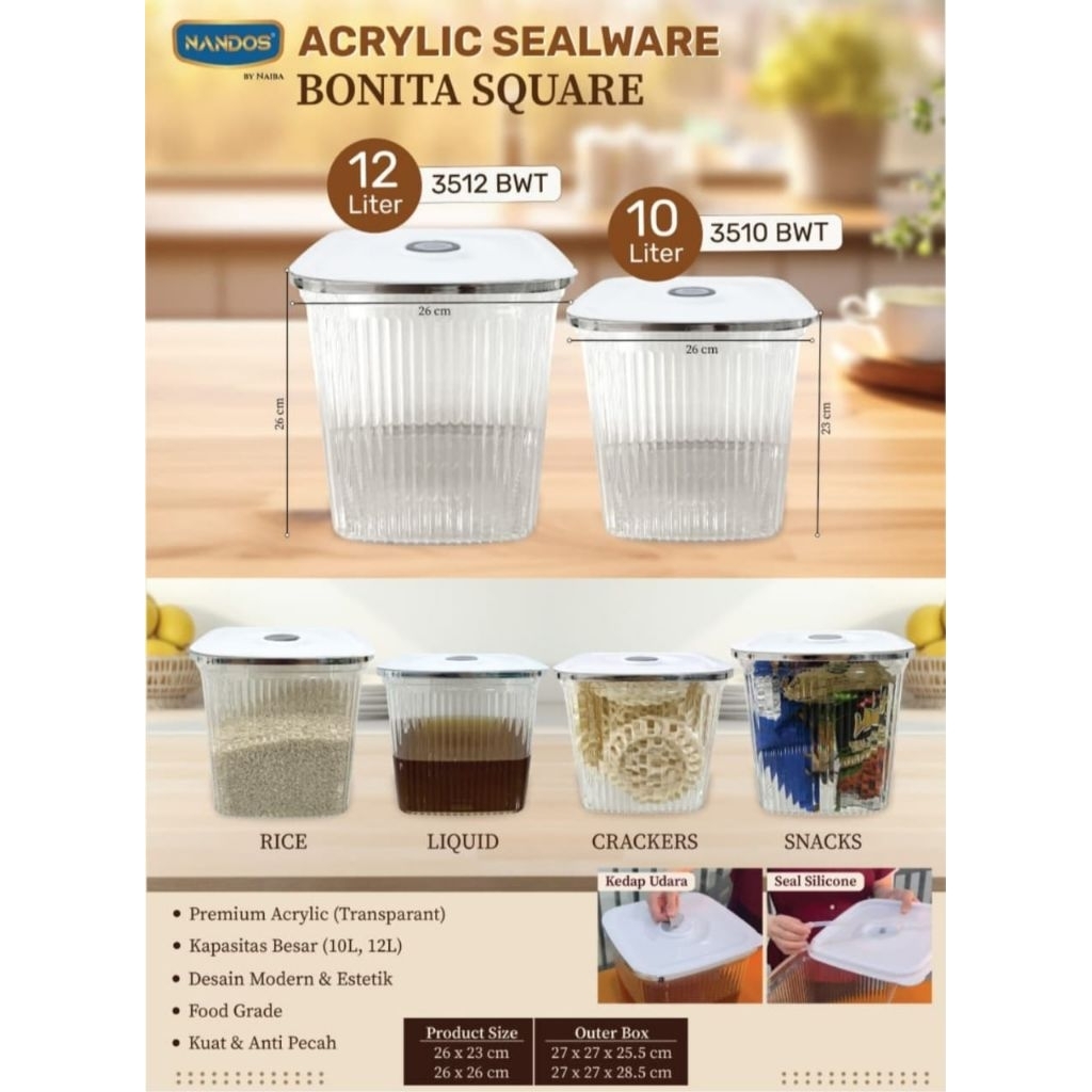 TOPLES BONITA SEGI AKRILIK SEALWARE