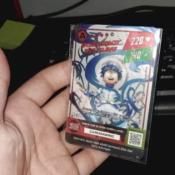 CHOKI CHOKI MONSTA GALAXY CARD - BOBOIBOY BELIUNG [A] FOIL/HOLOGRAM