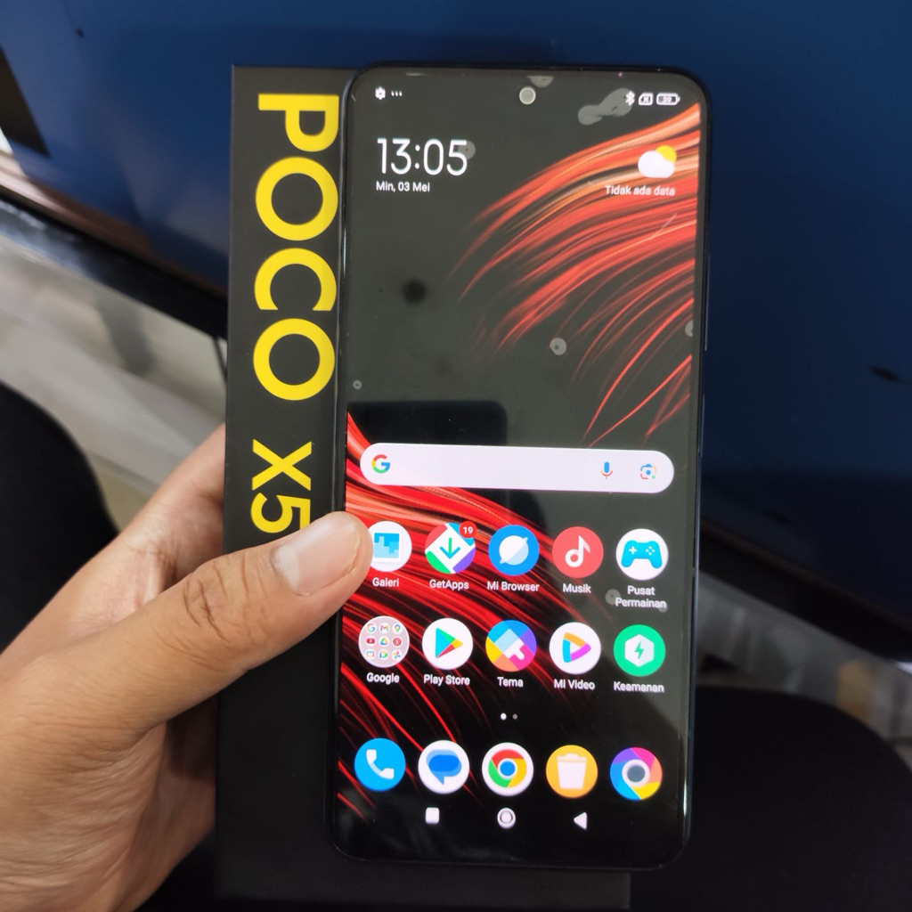 Poco x5 5g ram 6/128 - 8/256 second resmi fullset original