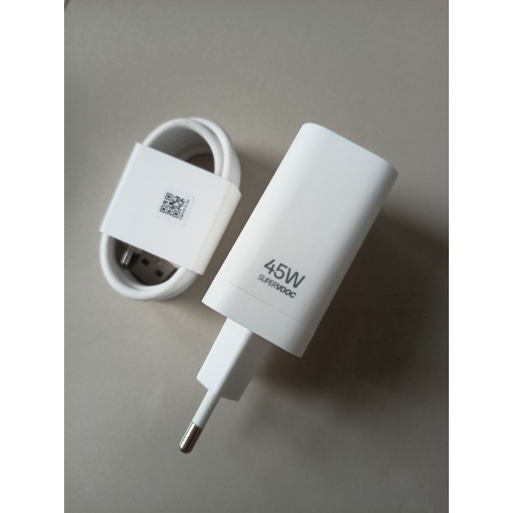 Charger 45WATT Original Asli Copotan/Bawaan HP OPPO