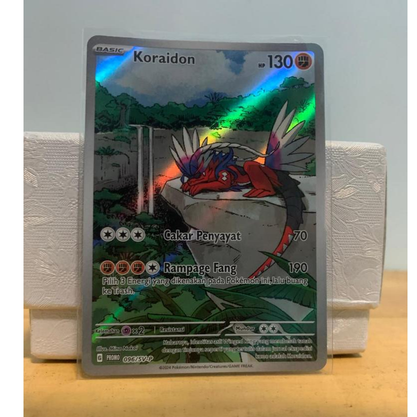 Koraidon AR Promo Harta Berkilau EX Kartu Pokemon TCG Indonesia