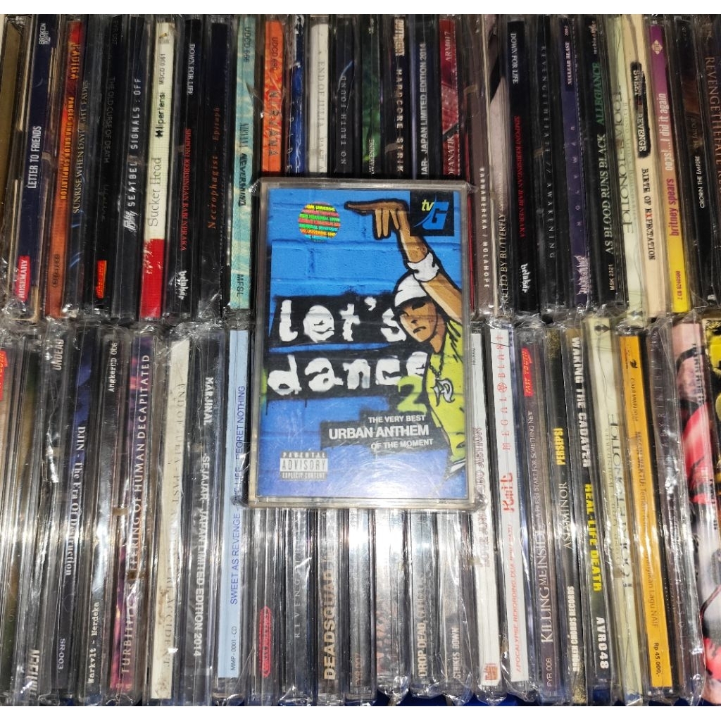 Kaset Kompilasi Let's Dance - Mariah Carey, 50 Cent, 2Pac, Will Smith, Nelly, Ja Rule, Kanye West