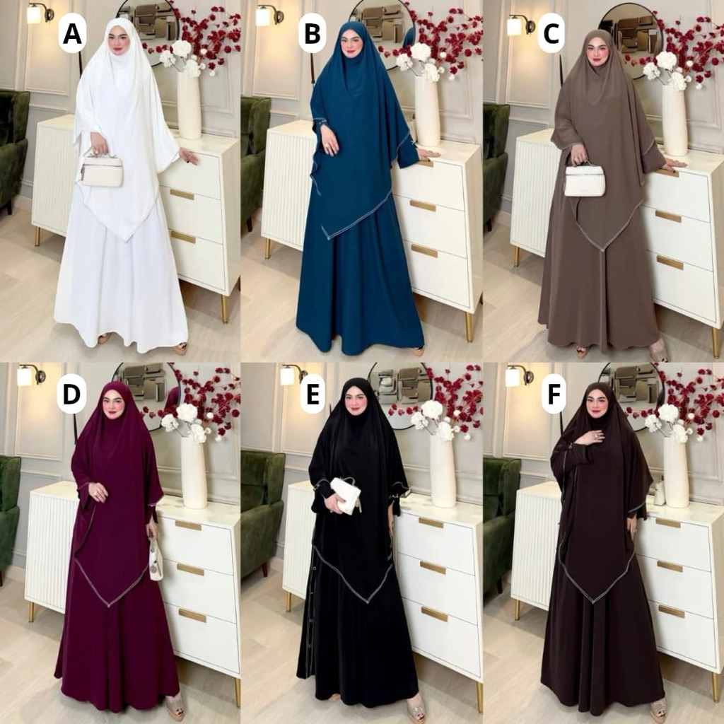 ZUHRA SET SYARI SERIES BY POPPY