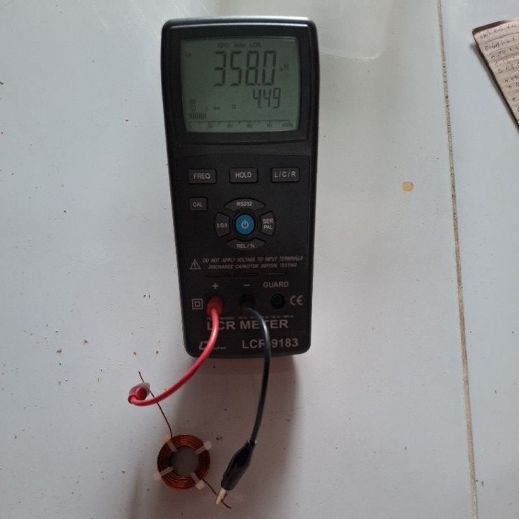 coil lilitan crossover pasif 0.35mh 0.8mm