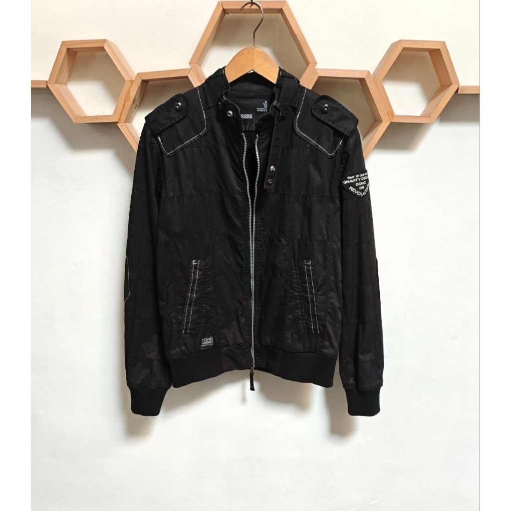 JACKET DOHC REVOLUTION HITAM SIZE M