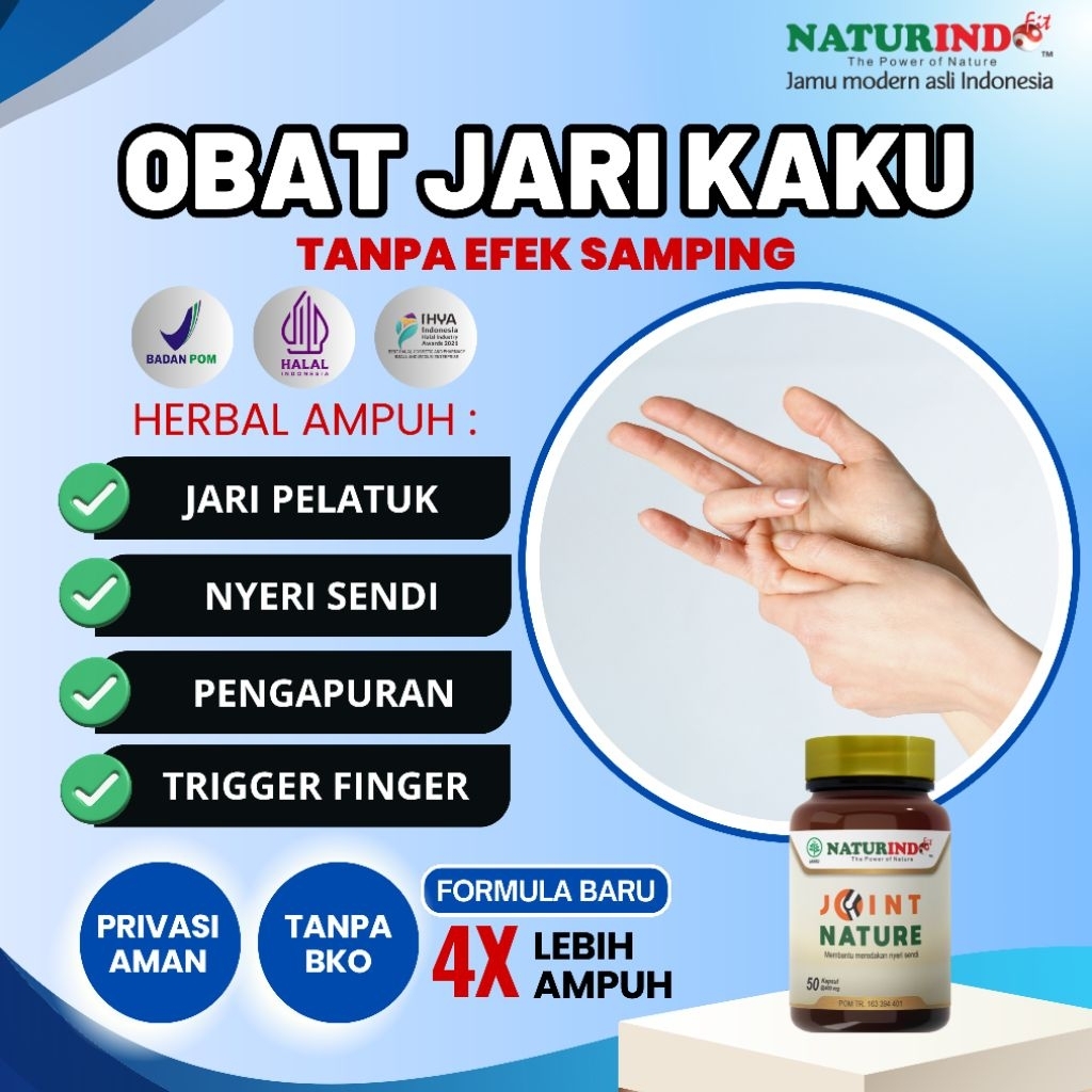 Obat Jari Kaku Herbal Ampuh Jari Pelatuk Trigger Finger Tangan Kebas