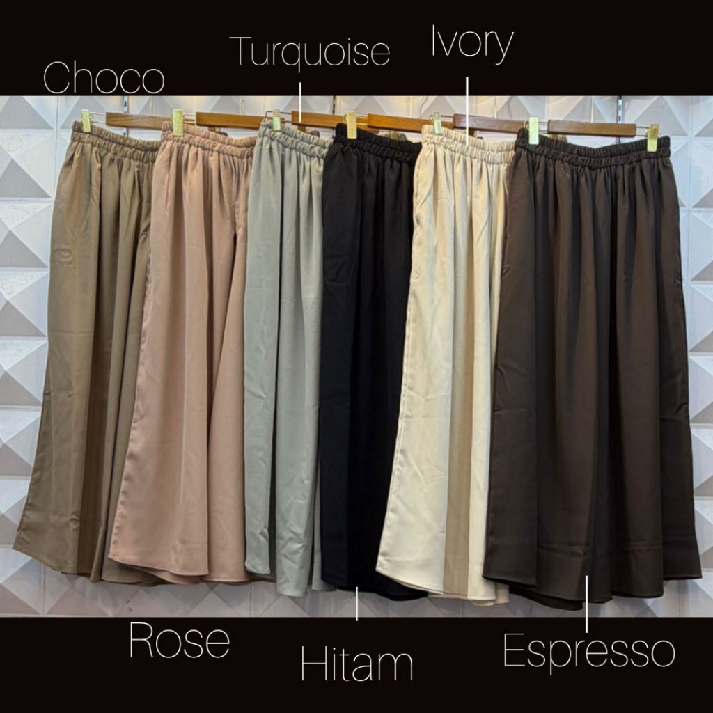 Zahara Bigsize• Palazzo Pants Katun Twill(3)