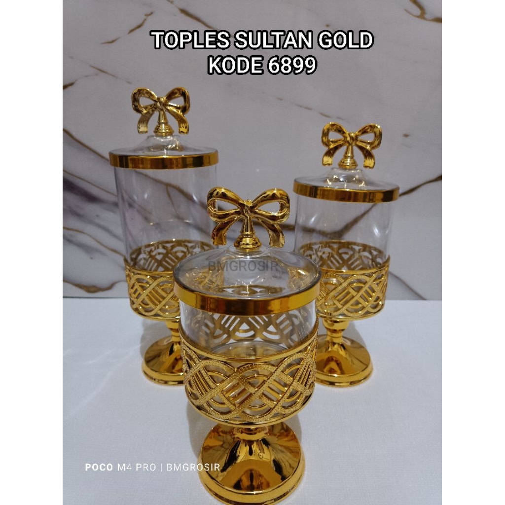 Toples sultan Pita 6899 series putih gold rose gold