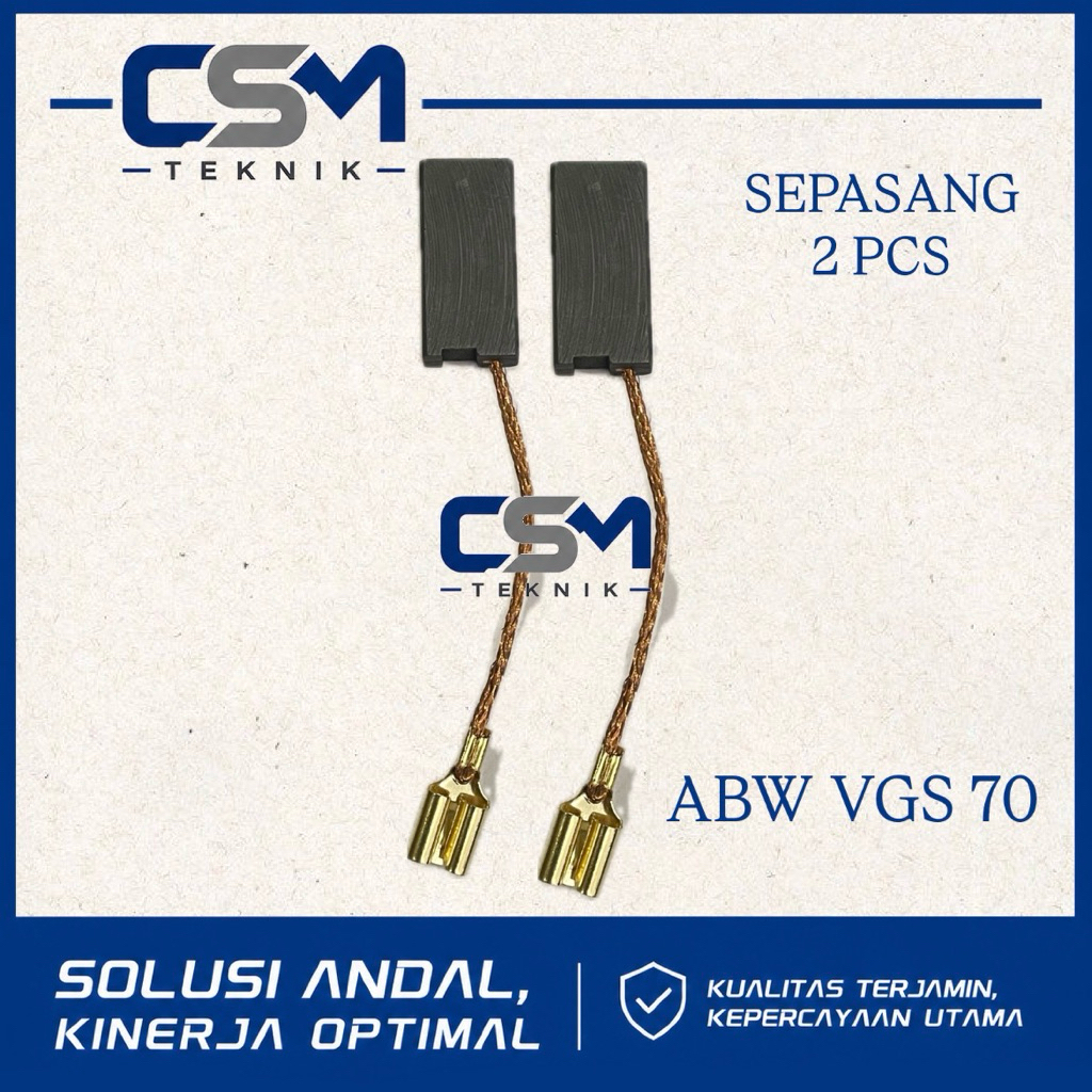 CARBON BRUSH ARANG MESIN JET CLEANER ABW VGS 70 ARENG MESIN JET CLEANER H&L ABW VGS 70