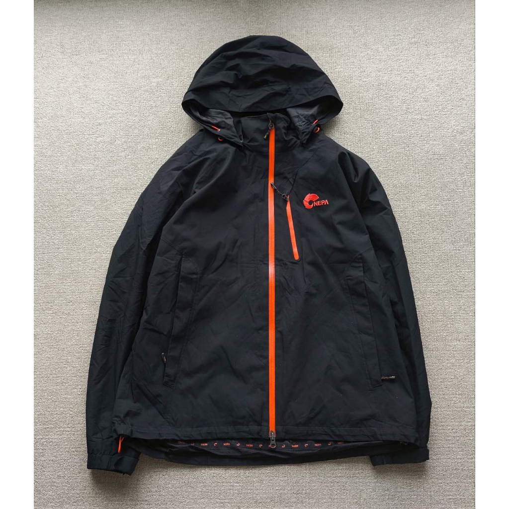 NEPA BLACK OUTDOOR WATERPROOF GORPCORE JACKET SZ XL