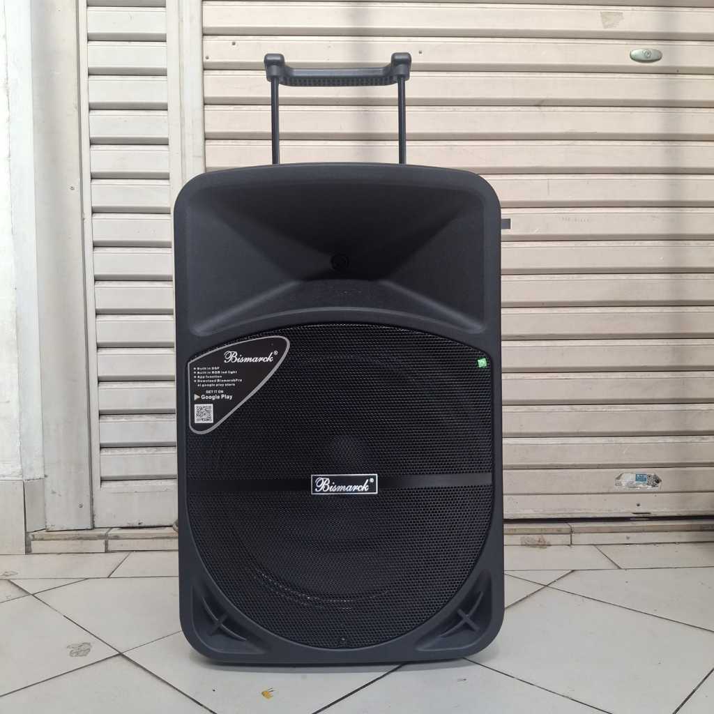 Speaker Portable 15 Inch Bluetooth FM radio Bismarck BSX-12S15