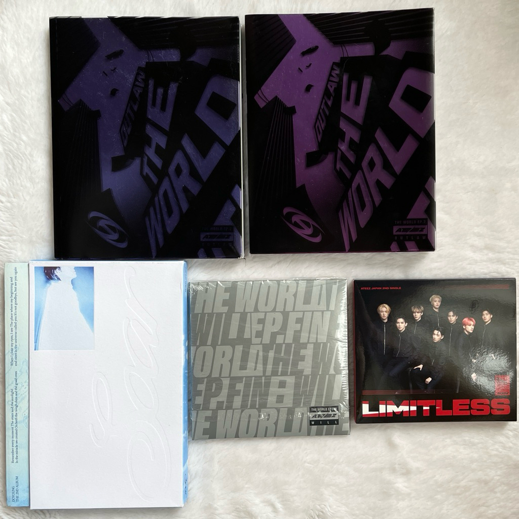 ATEEZ the world ep 2 outlaw d diary z ver doyoung soar crack of dawn cod fin will digipack us limitl