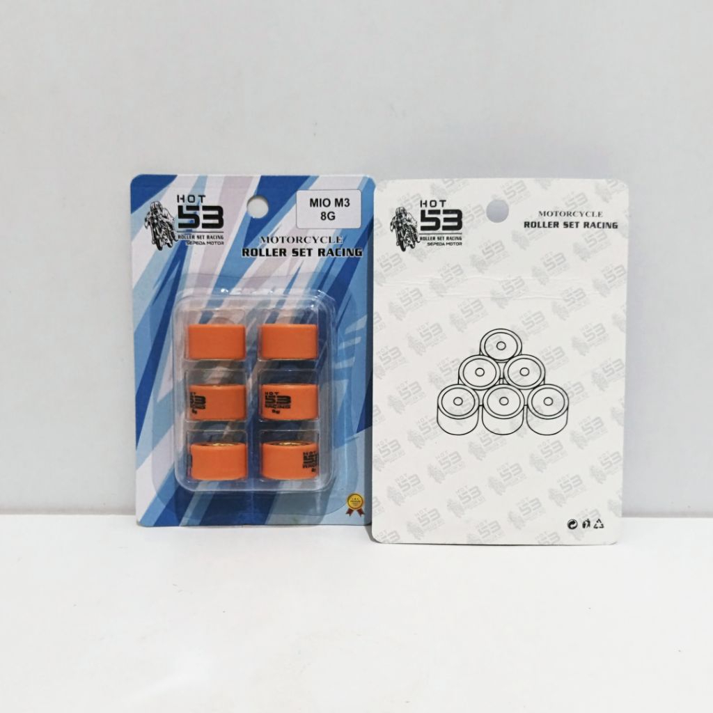 ROLLER SET RACING MIO M3 8GR - ROLLER DUPLEK PRESS MIO M3 8 GRAM (HOT 53)