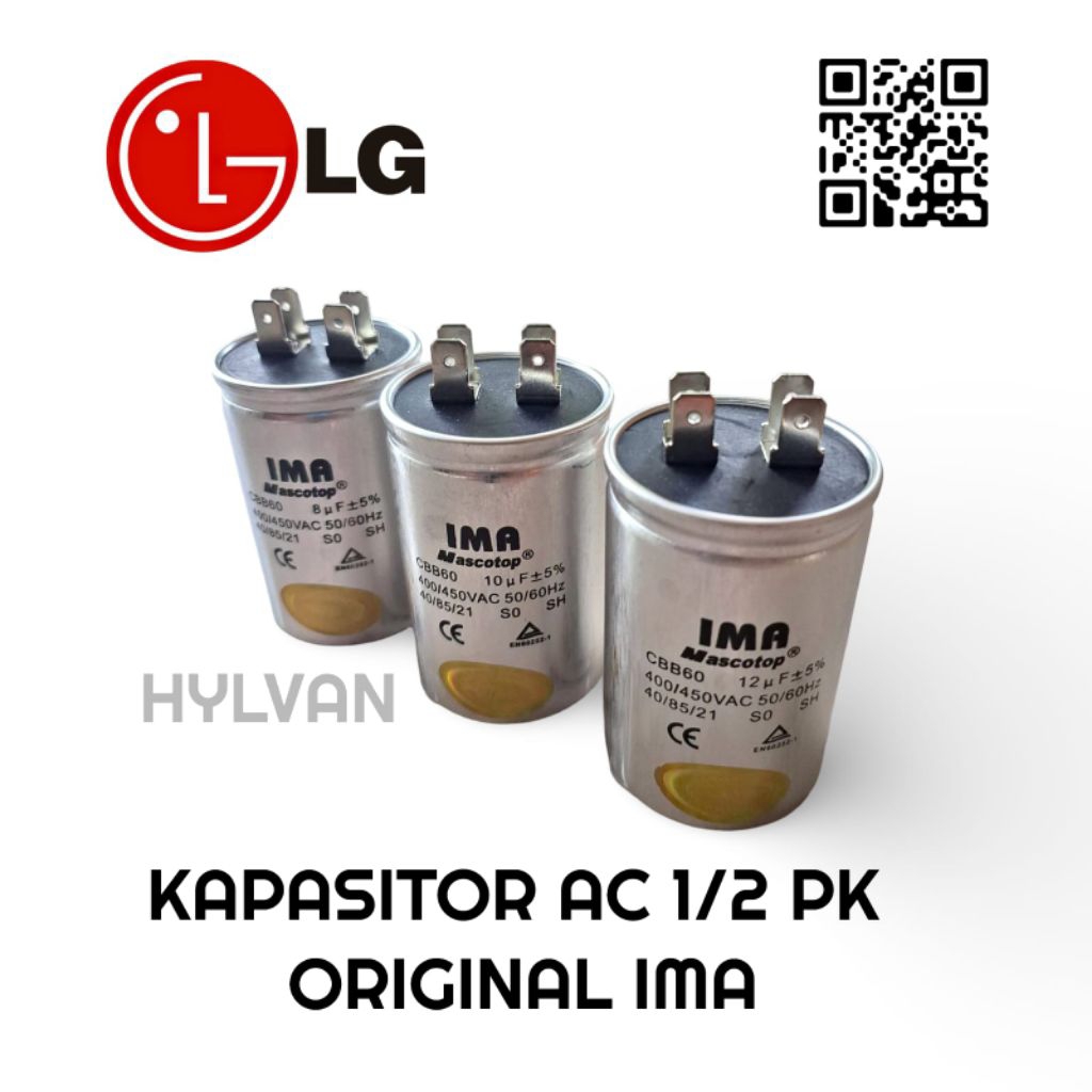 KAPASITOR KOMPRESOR AC | KAPASITOR OUTDOOR AC LG ORIGINAL IMA