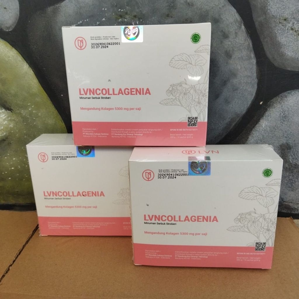 [PAKET 3BOX] LVN COLLAGENIA ORIGINAL 100%