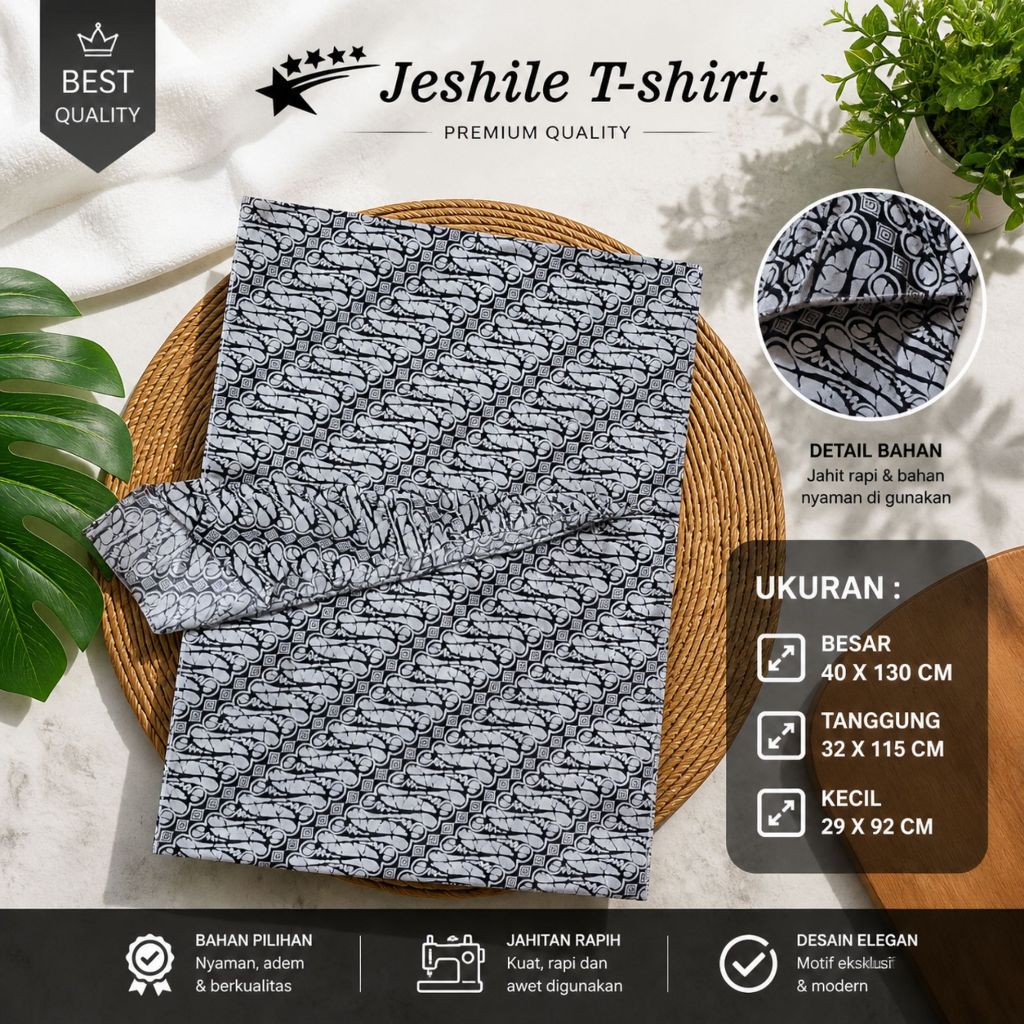 SEMBONG BATIK JARIK PARANG BARONG special edition cocok untuk bawahan basofi pria wanita special edi