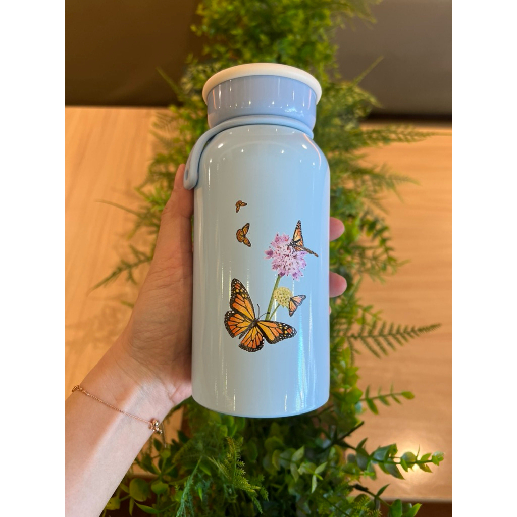 Tumbler stainless motif Kupu kupu / Tumbler SUS 316 / Lylia Doodwear