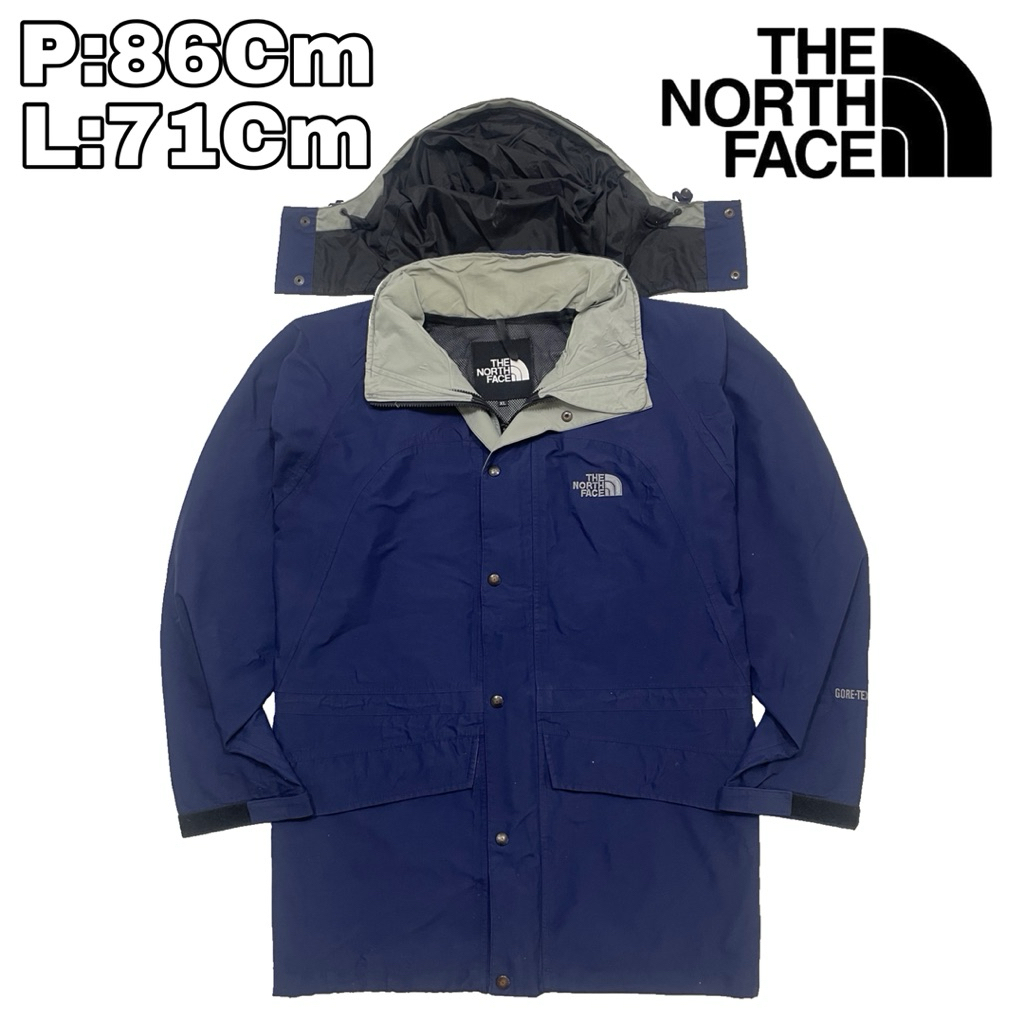 J116 Jaket Jumbo Parasut Coat Outdoor Waterproof TNF  The North Face Goretex Vintage Hiking Pendaki 