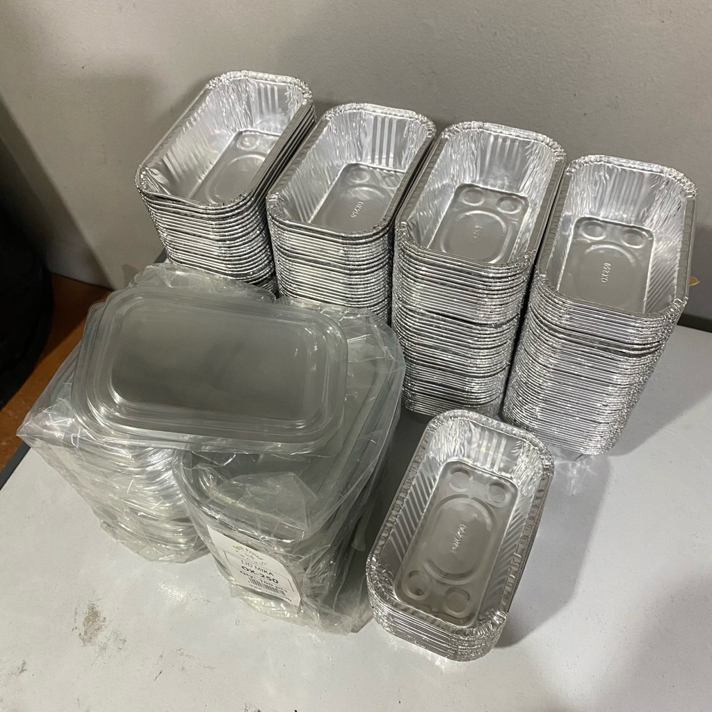 100 CUP + TUTUP ALUMINIUM FOIL OX-250