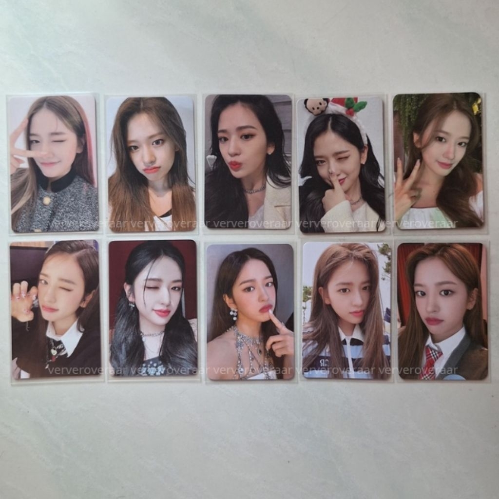 [READY] PC IVE Yujin photocard benefit bene pob eleven love dive after like everline R1 R2 wonderwal