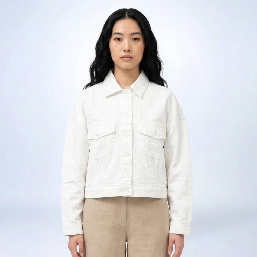 Emba Ladies - Clesia Jacket Jeans Boxy Fit Wanita Collections