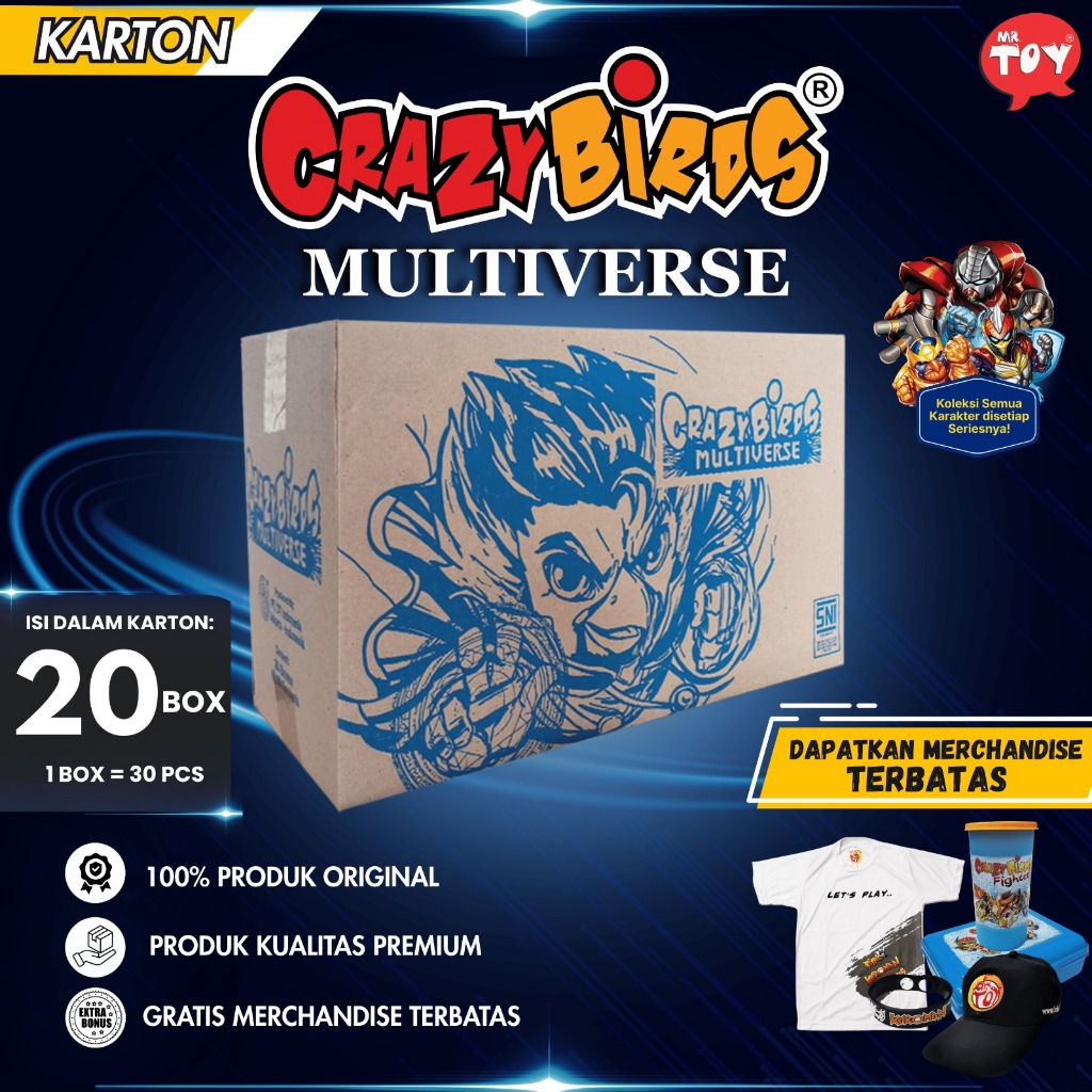 CRAZY BIRDS MULTIVERSE - KARTON