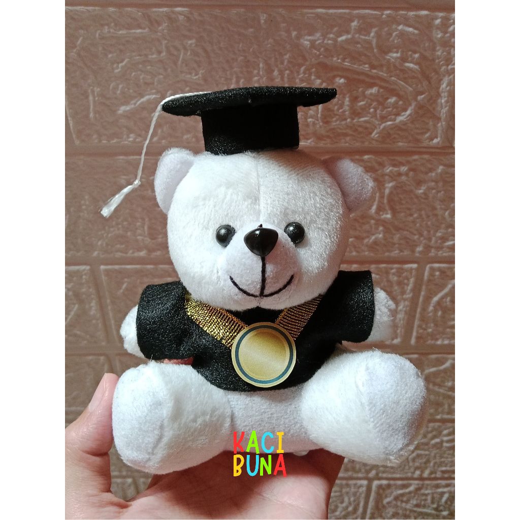 Boneka Bear Wisuda 15cm | Boneka Teddy Bear Graduate | Boneka Beruang